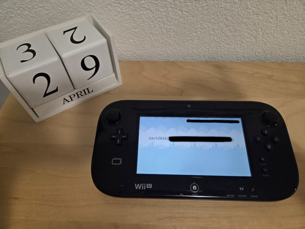 SHC2026 - CafeLatte Challenge - WiiU